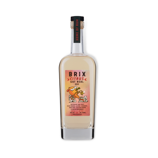 Flavoured Rum - Brix Citrus Got Real 2022 Australian Cane Spirit 700ml (ABV 38%)
