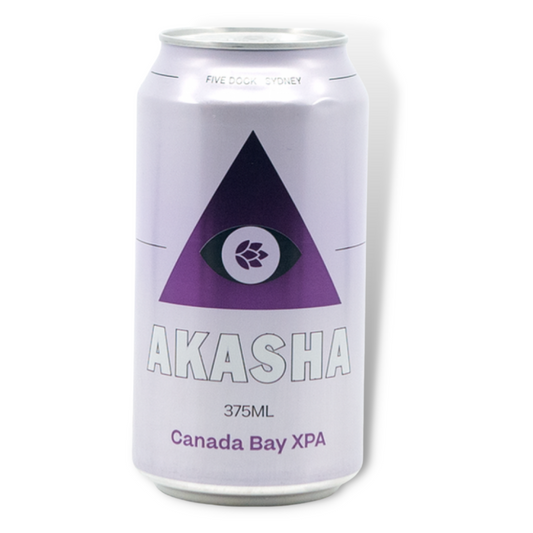 Pale Ale - Akasha Brewing Canada Bay XPA 375ml 4 Pack / Case of 24 (ABV 4.2%)