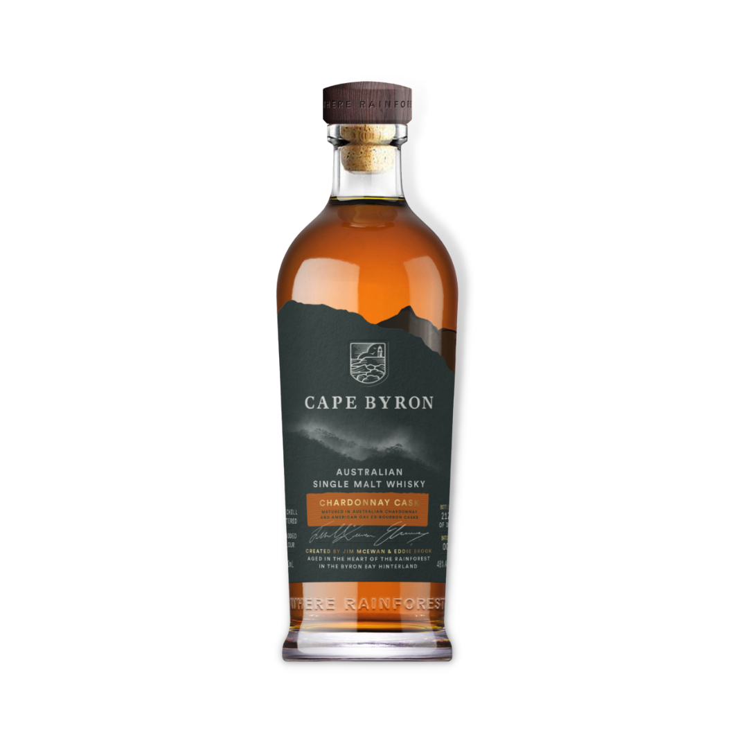 Australian Whisky - Cape Byron Chardonnay Cask Australian Single Malt Whisky 700ml (ABV 48%)