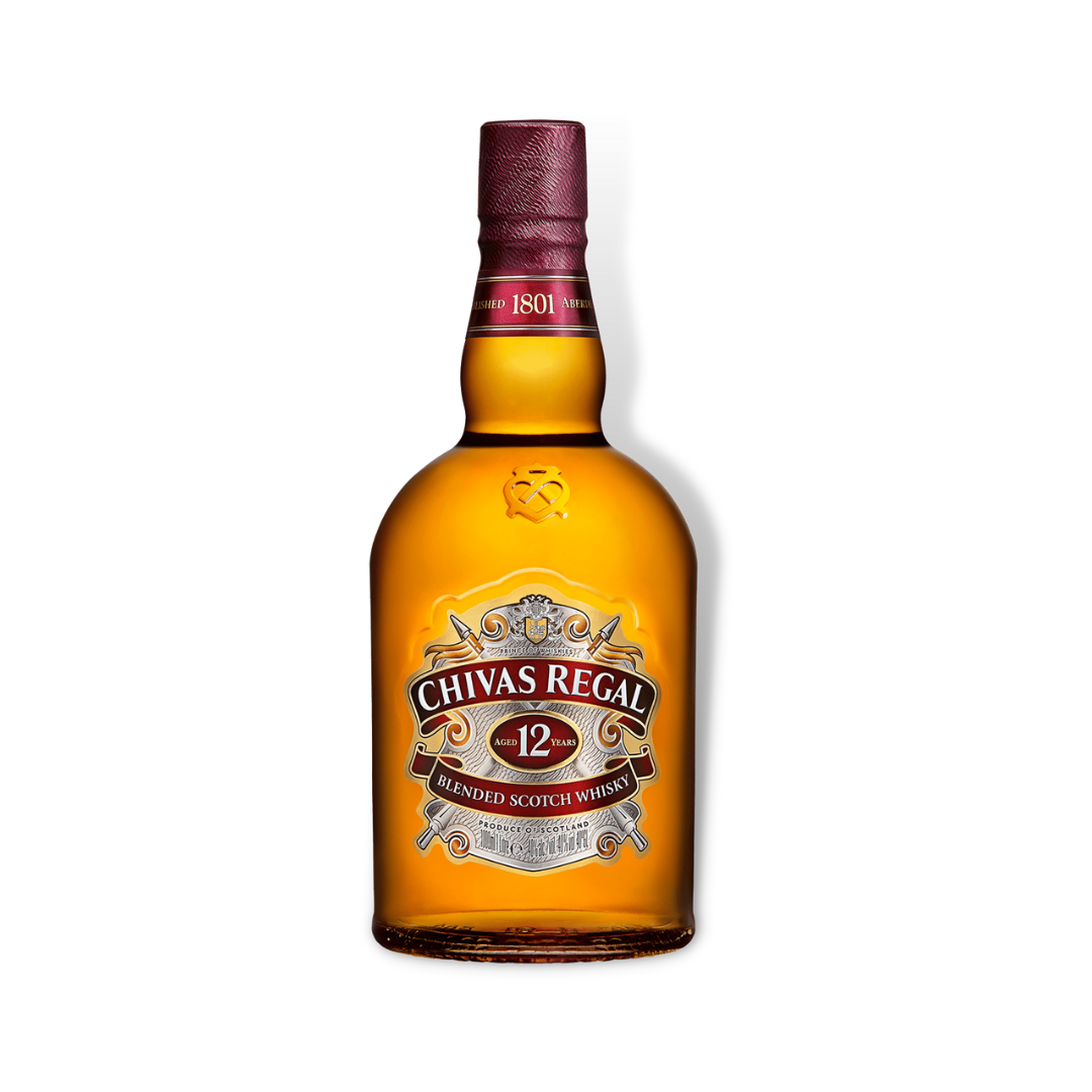 Scotch Whisky - Chivas Regal 12 Year Old Blended Scotch Whisky 1ltr / 700ml (40% ABV)