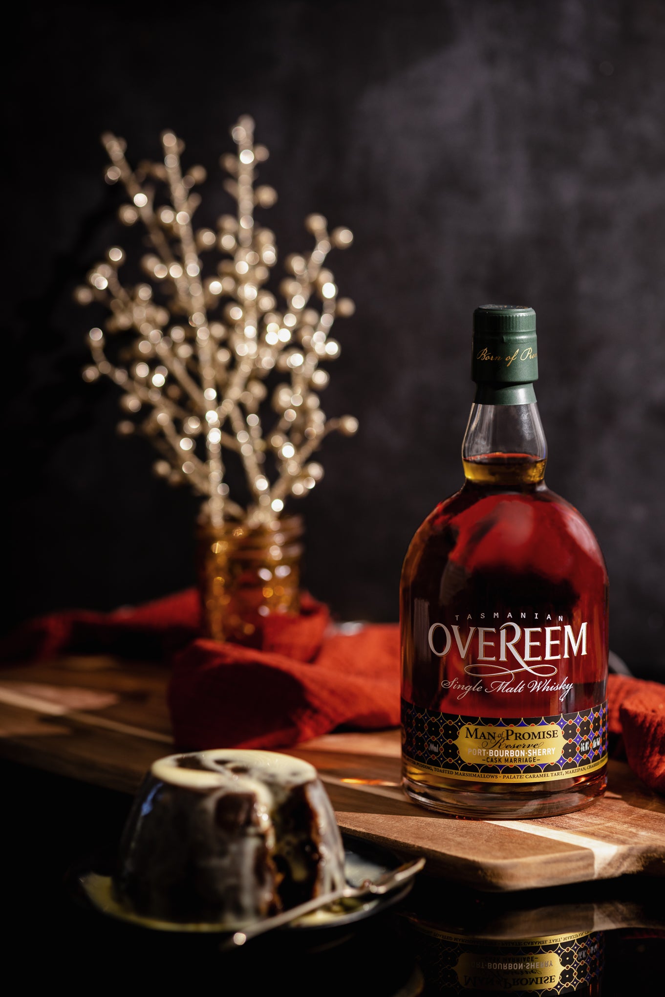 Australian Whisky - Overeem Man of Promise Reserve 2022 Tasmanian Single Malt Whisky 700ml (ABV 46%)