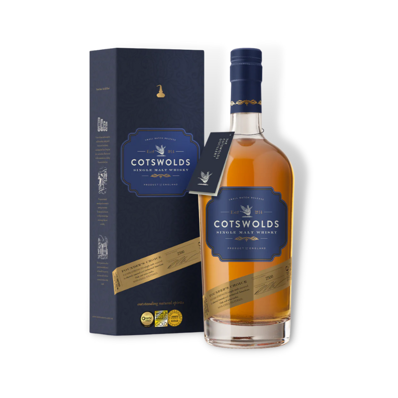 Swedish Whisky - Cotswold Cask Strength Single Malt Whisky 700ml (ABV 60.4%)