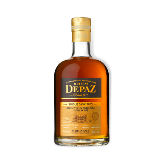 Dark Rum - Depaz Single Cask 2003 11 Year Old Rum 700ml (ABV 45%)