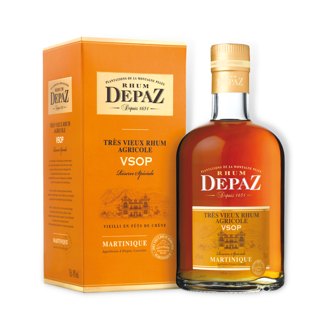 Dark Rum - Depaz VSOP 7 Year Old Rum 700ml (ABV 45%)