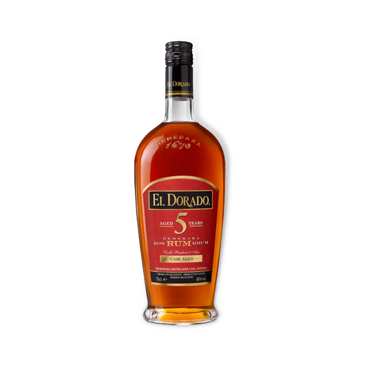 Dark Rum - El Dorado 5 Year Old Rum 700ml (ABV 40%)