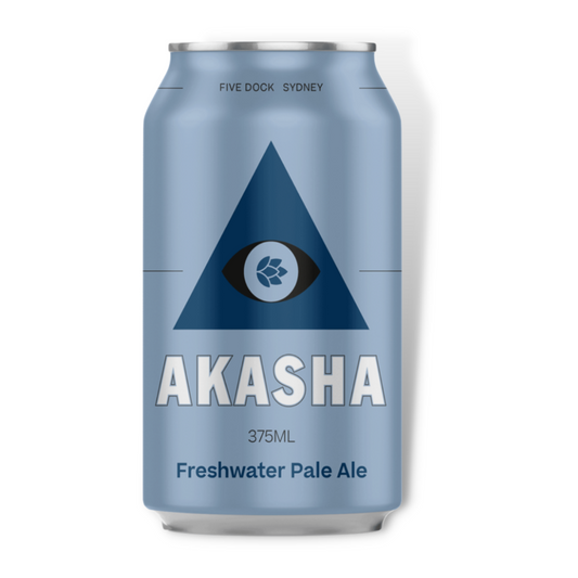 Pale Ale - Akasha Brewing Freshwater Pale Ale 375ml 4 Pack / Case of 24 (ABV 5%)