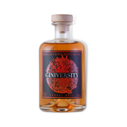 Australian Gin - Giniversity Barrel Aged Gin 500ml (ABV 49%)