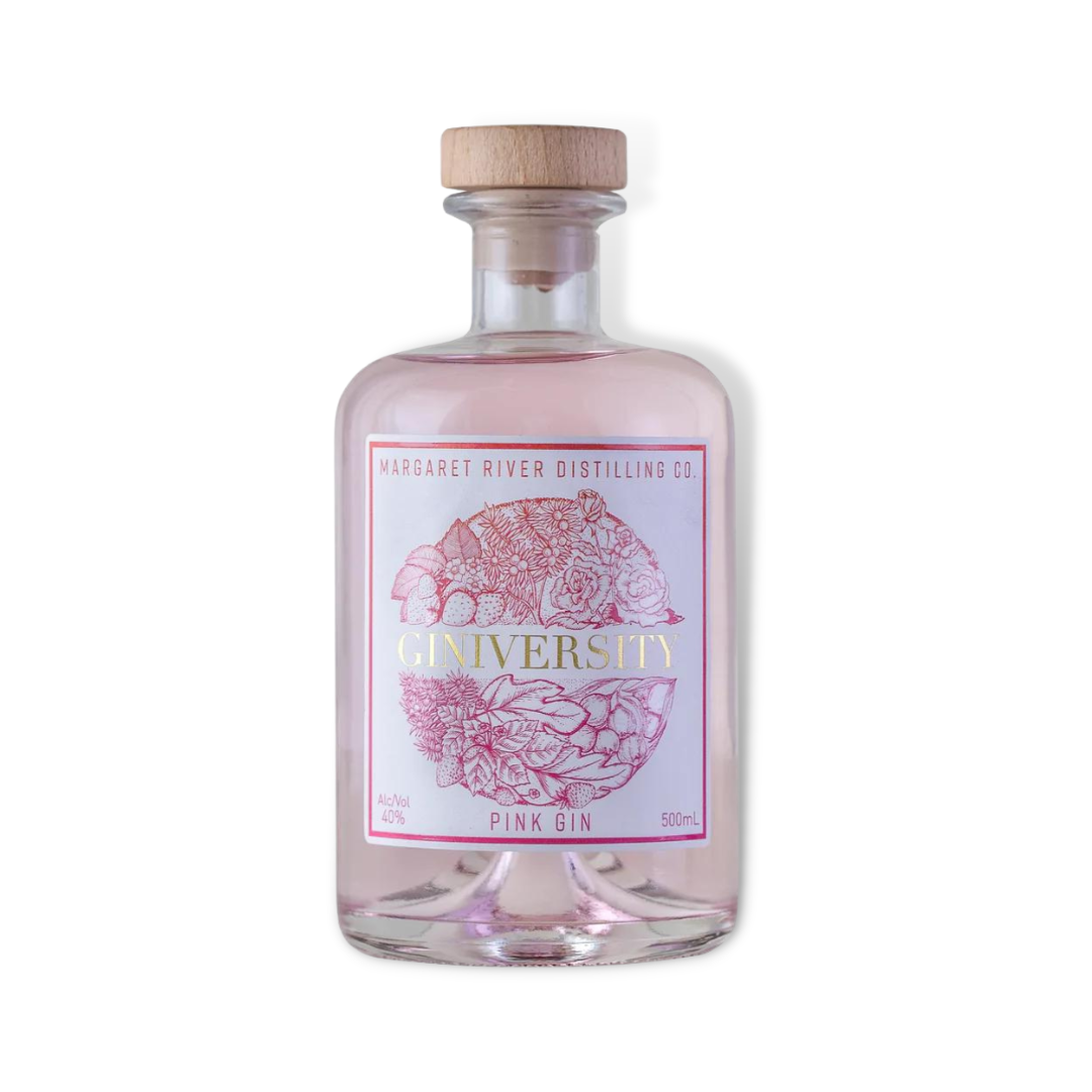 Australian Gin - Giniversity Pink Gin 500ml (ABV 40%)