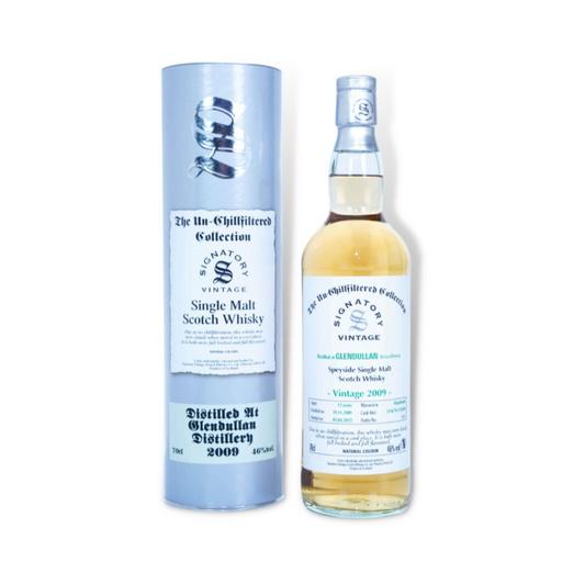 Scotch Whisky - Glendullan 2009 12 Year Old UCF Single Malt Scotch Whisky 700ml (Signatory Vintage) (ABV 46%)