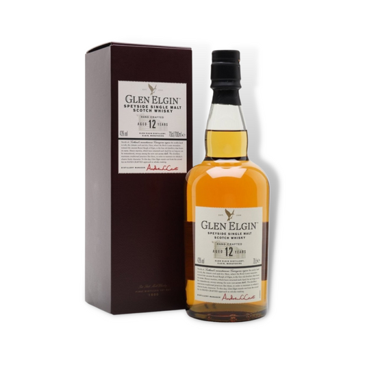 Scotch Whisky - Glen Elgin 12 Year Old Speyside Single Malt Scotch Whisky 700ml (ABV 43%)