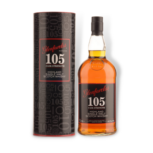 Scotch Whisky - Glenfarclas 105 Cask Strength Single Malt Scotch Whisky 1Lt (ABV 60%)
