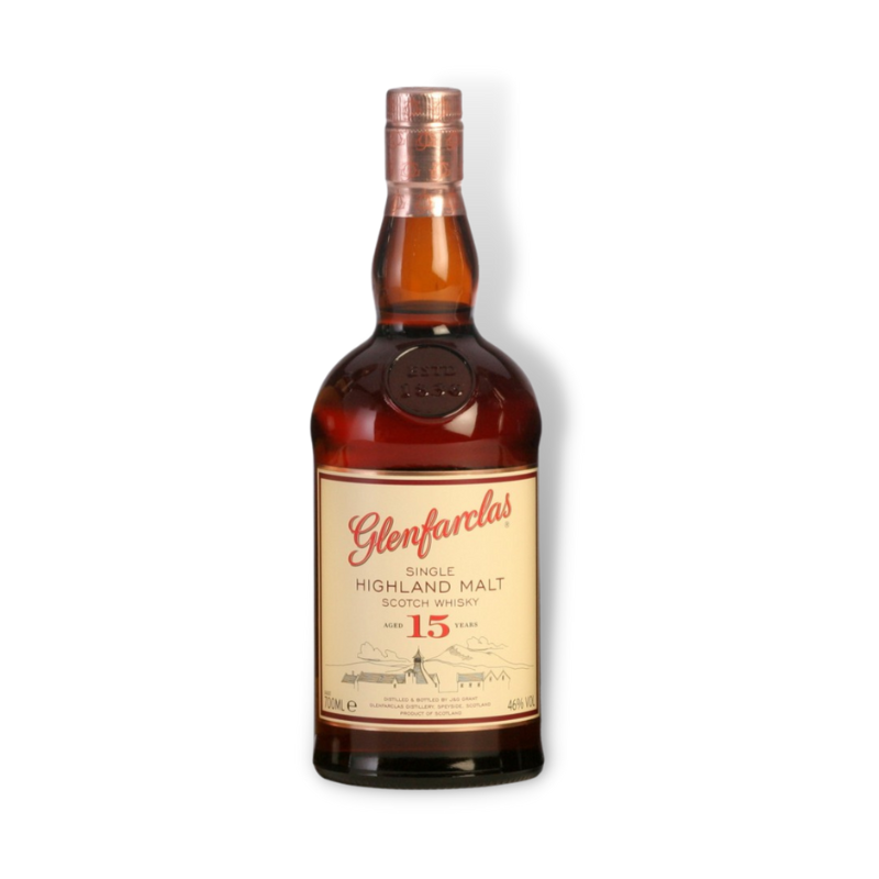 Scotch Whisky - Glenfarclas 15 Year Old Highland Single Malt Scotch Whisky 700ml (ABV 46%)