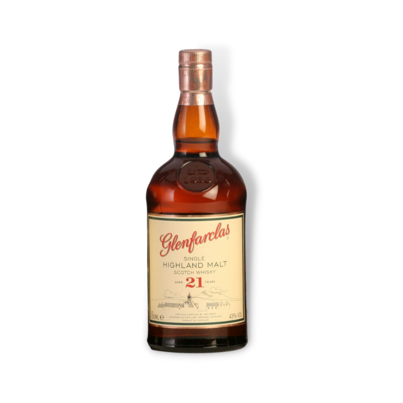 Scotch Whisky - Glenfarclas 21 Year Old Highland Single Malt Scotch Whisky 700ml (ABV 43%)