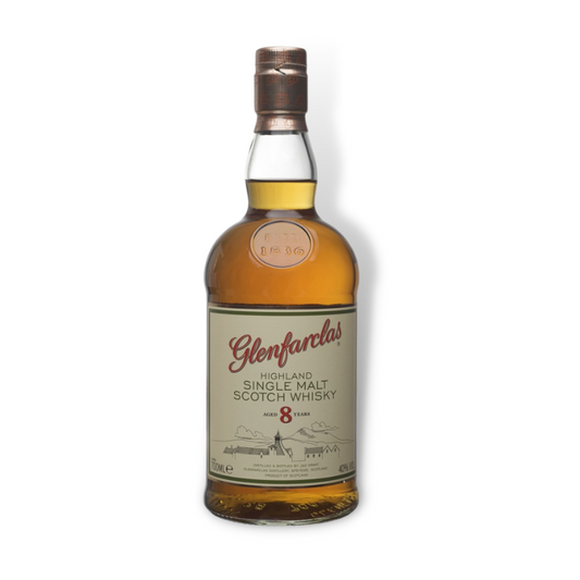 Scotch Whisky - Glenfarclas 8 Year Old Highland Single Malt Scotch Whisky 700ml (ABV 40%)