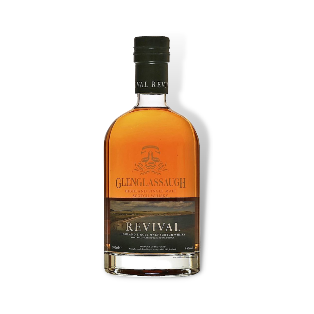 Scotch Whisky - Glenglassaugh Revival Highland Single Malt Scotch Whisky 700ml (ABV 46%)