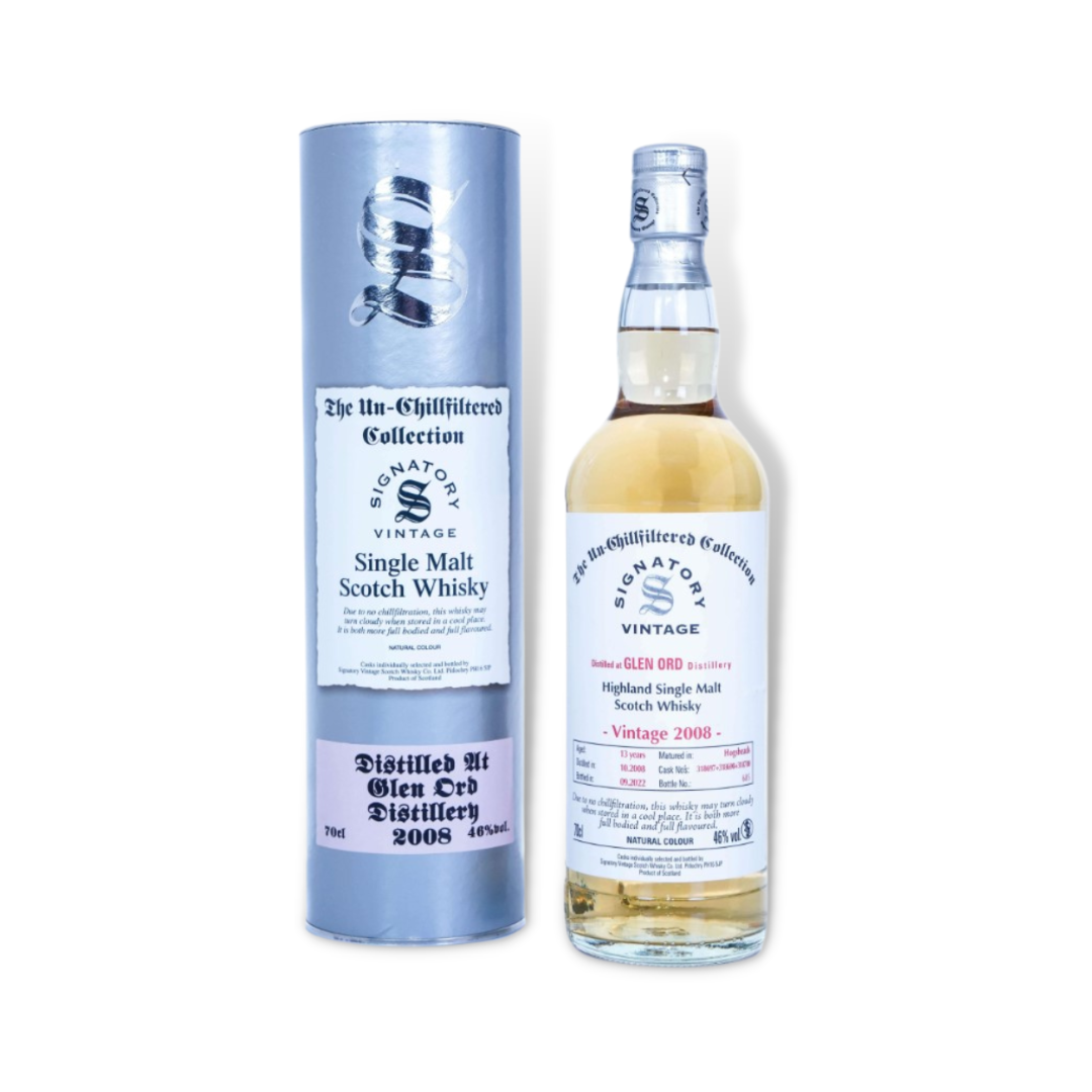 Scotch Whisky - Glen Ord 2008 13 Year Old UCF Single Malt Scotch Whisky 700ml (Signatory Vintage) (ABV 46%)