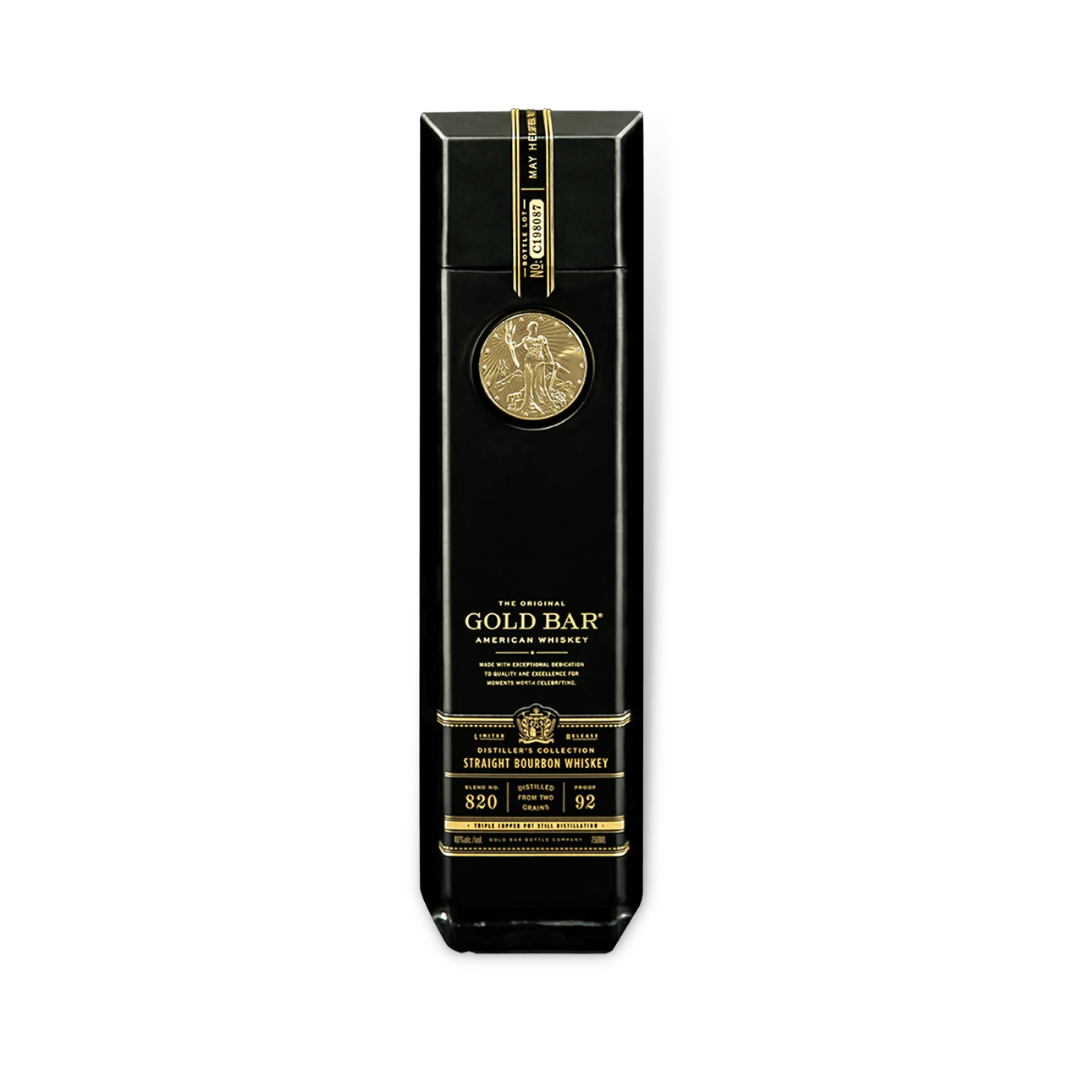 American Whiskey - Gold Bar Black Double Cask Straight Bourbon American Whiskey 750ml (ABV 46%)