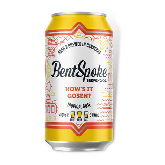 Sour Beer - Bentspoke How's It Gosen Tropical 375ml 4 Pack / Case of 24 (ABV 4%)