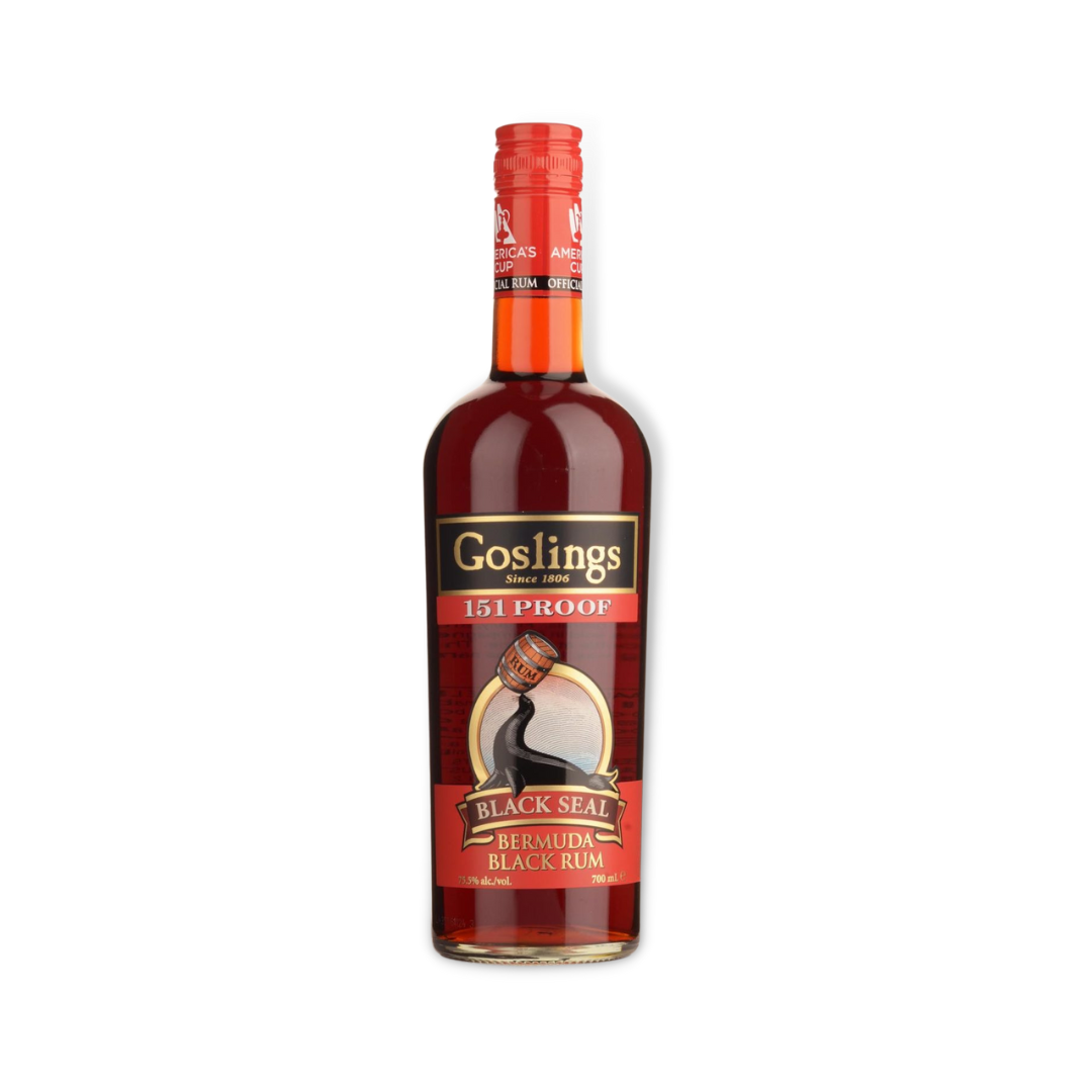 Dark Rum - Gosling's Black Seal (151 Proof) Rum 700ml (ABV 75.5%)