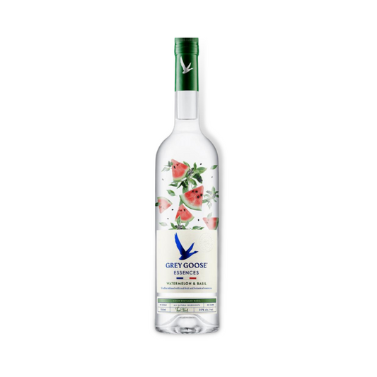 French Vodka - Grey Goose Essences Watermelon & Basil Vodka 750ml (ABV 30%)