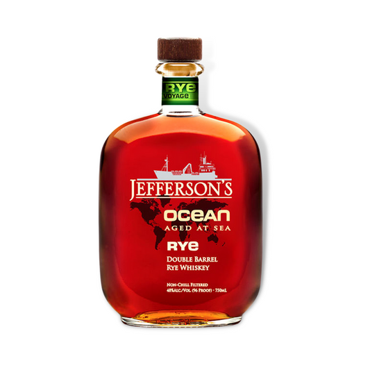 American Whiskey - Jefferson's Ocean Aged at Sea Double Barrel Rye Whiskey 750ml (ABV 48%)