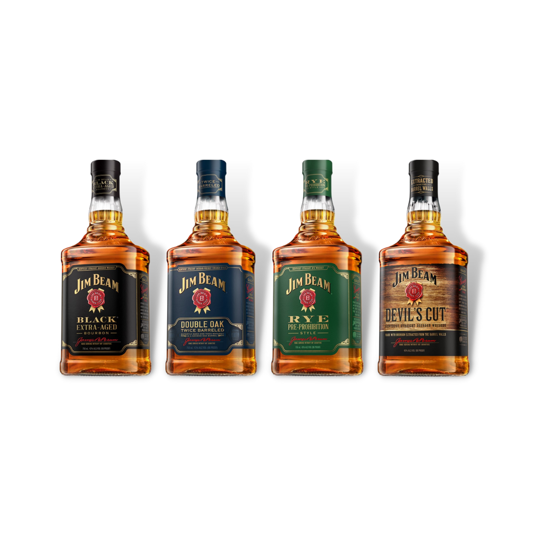 American Whiskey - Jim Beam Black Extra Aged Kentucky Straight Bourbon Whiskey 700ml (ABV 40%)