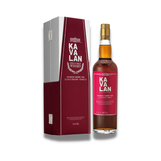 Taiwanese Whisky - Kavalan Oloroso Sherry Oak Taiwanese Single Malt Whisky 700ml (ABV 46%)