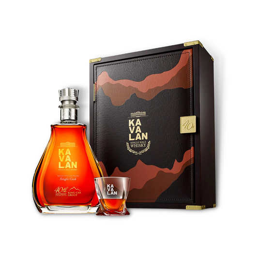 Taiwanese Whisky - Kavalan King Car 40th Anniversary Limited Edition Selected Wine Cask Matured Single Malt Whisky 1.5ltr (ABV 56.3%)