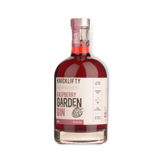 Australian Gin - Knocklofty Tasmanian Raspberry Garden Gin 500ml (ABV 32%)