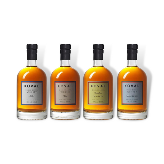 American Whiskey - Koval Bourbon Single Barrel Whiskey 500ml (ABV 47%)