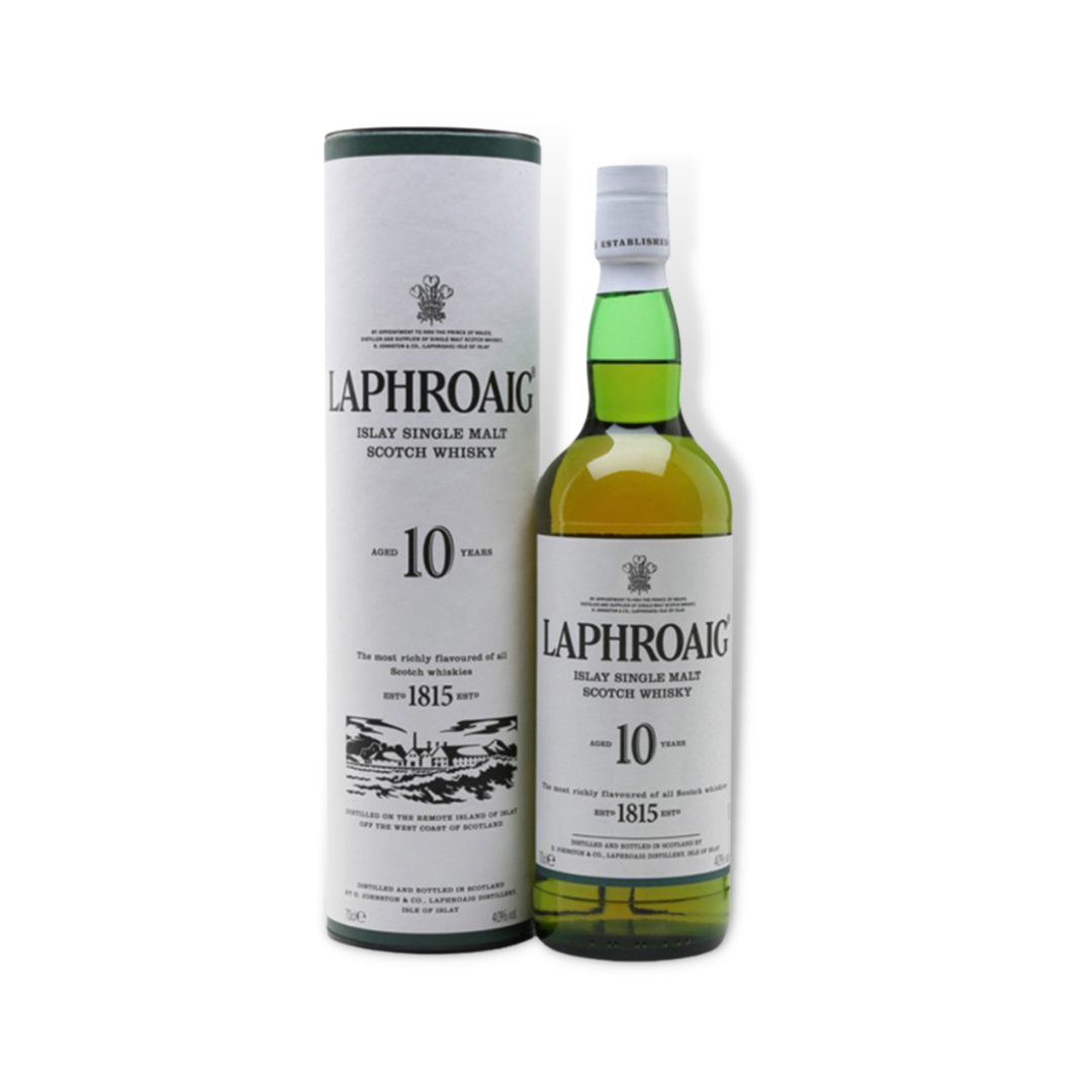 Scotch Whisky - Laphroaig 10 Year Old Islay Single Malt Scotch Whisky 700mL (ABV 40%)