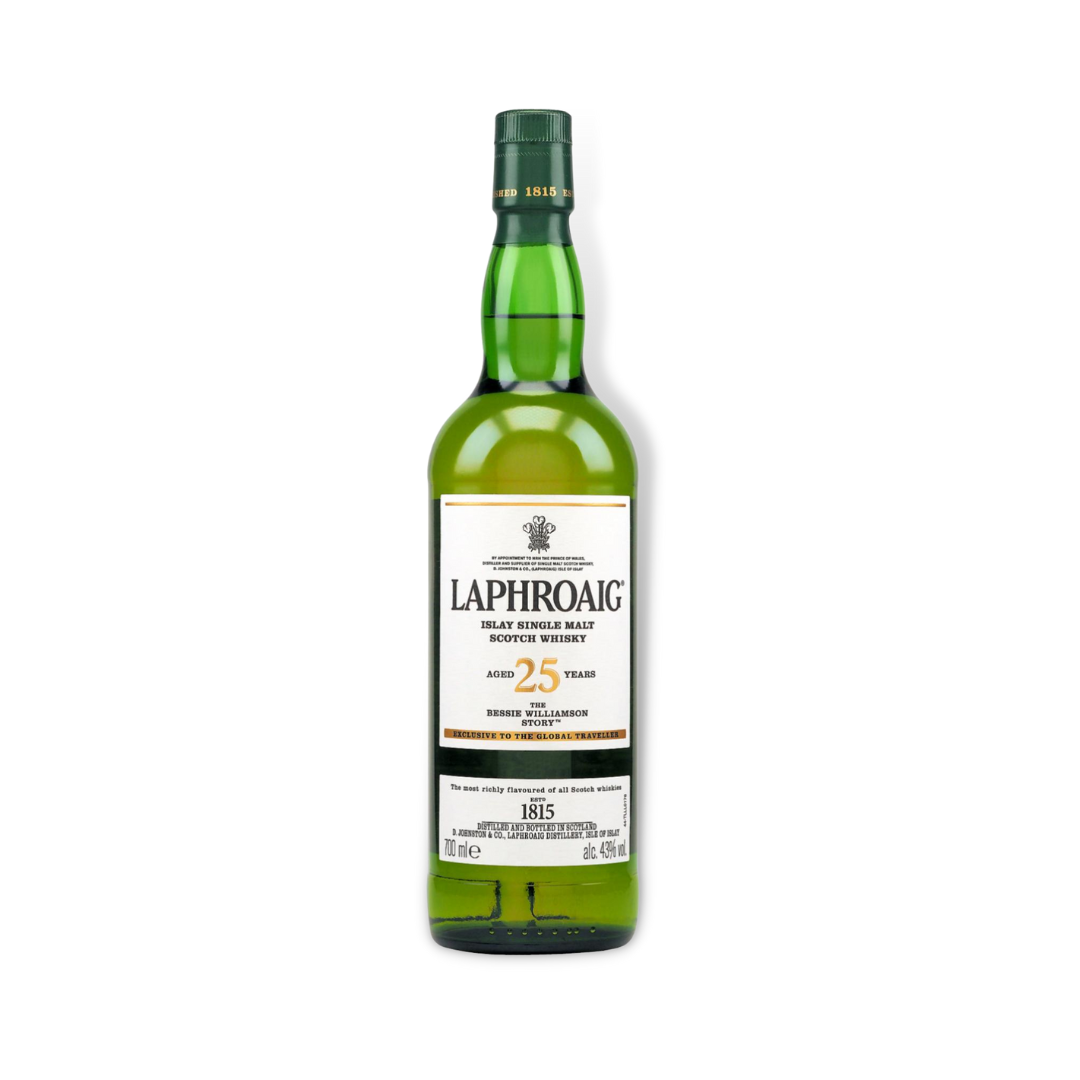 Scotch Whisky - Laphroaig 25 Year Old Bessie Williamson Story Islay Single Malt Scotch Whisky 700ml (ABV 43%)