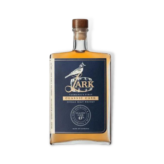 Australian Whisky - Lark Classic Cask Single Malt Whisky 500ml / 100ml (ABV 43%)