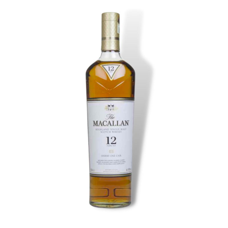 Scotch Whisky - The Macallan 12 Year Old Sherry Oak Single Malt Scotch Whisky 700ml (ABV 40%)