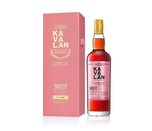 Taiwanese Whisky - Kavalan Solist Madeira Cask Australian Exclusive Taiwanese Single Malt Whisky 700ml (ABV 57.1%)