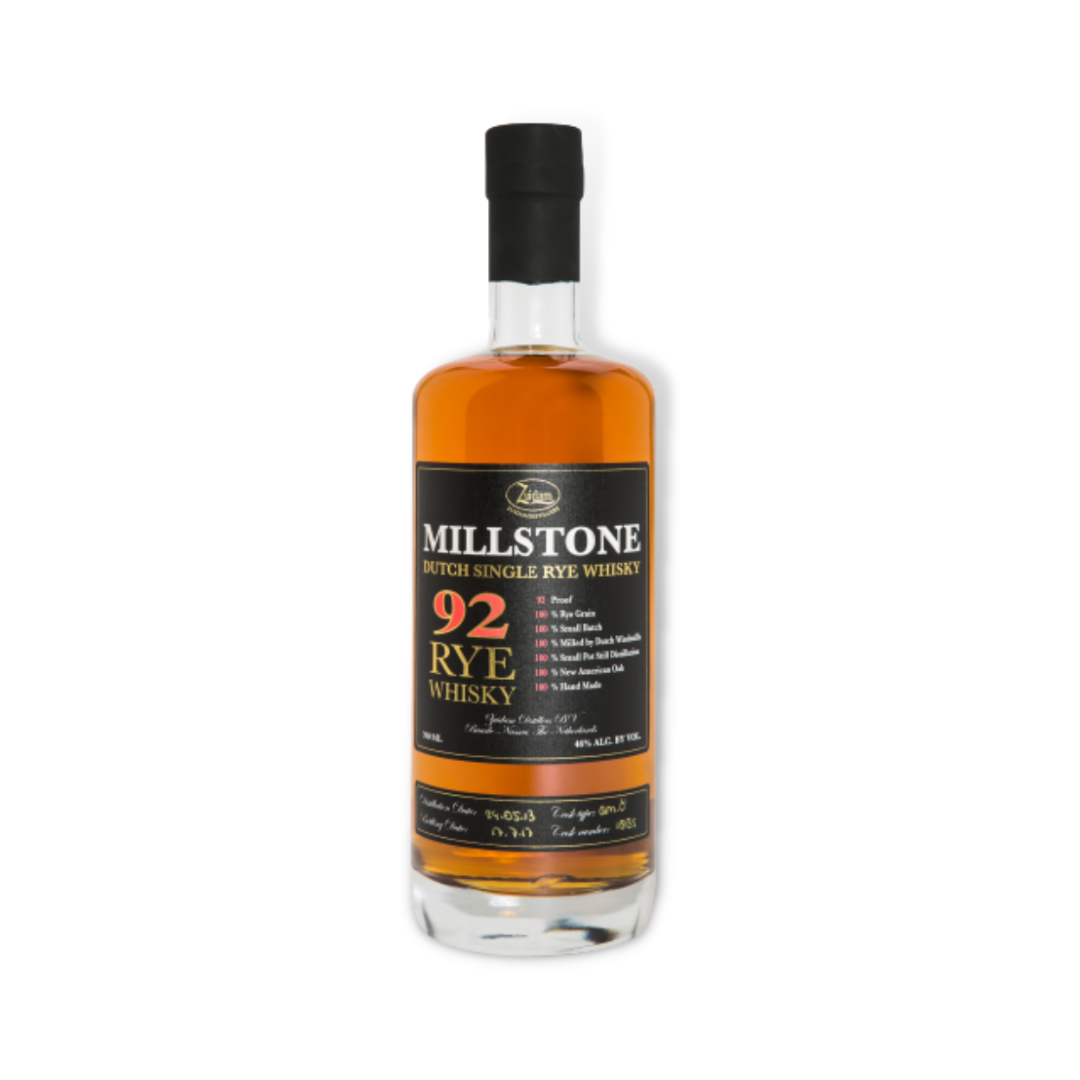 Dutch Whisky - Millstone 92 Rye Dutch Single Rye Whisky 700ml (ABV 46%)