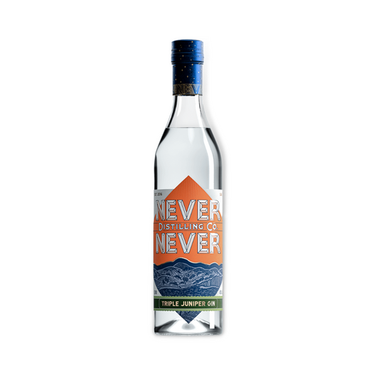 Australian Gin - Never Never Triple Juniper Gin 4.5ltr / 500ml (ABV 43%)
