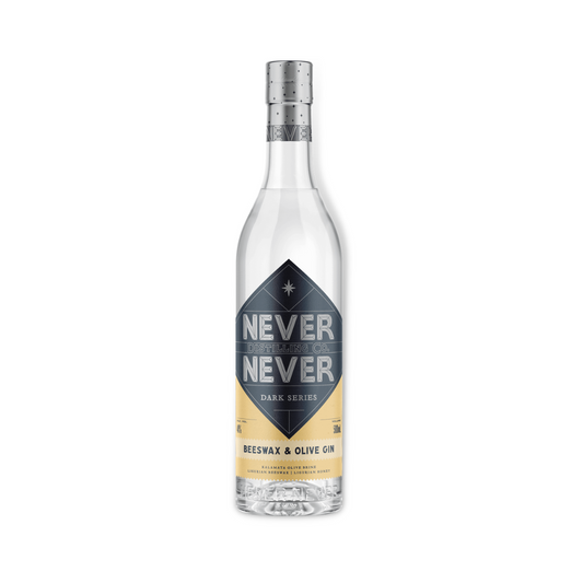 Australian Gin - Never Never Beeswax & Olive Gin 500ml (ABV 41%)