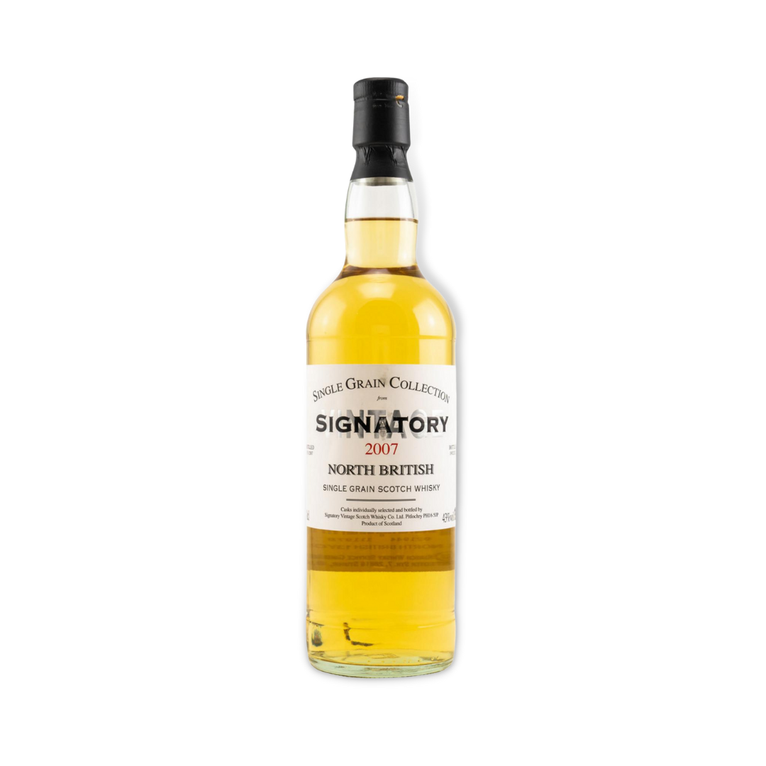 Scotch Whisky - North British 2007 10 Year Old Single Grain Scotch Whisky 700ml (Signatory Vintage) (ABV 43%)