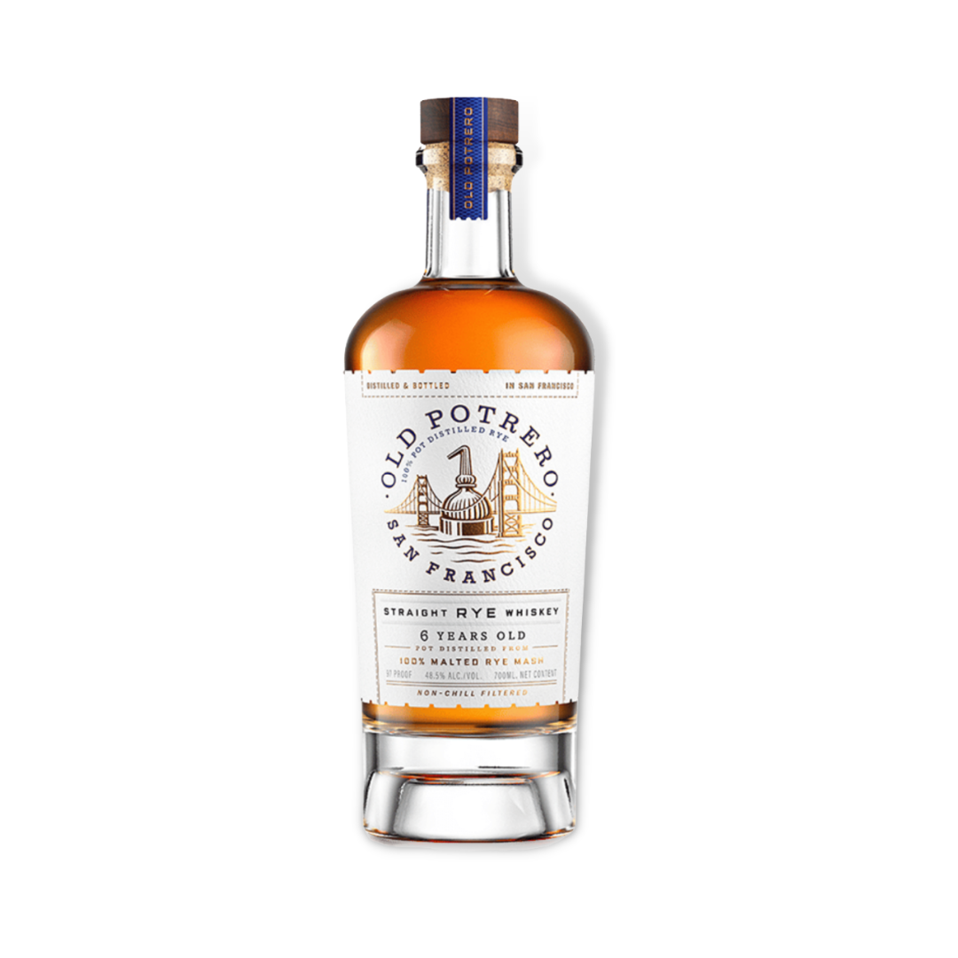 American Whiskey - Old Potrero 6 Year Old Straight Rye Whiskey 750ml (ABV 48.5%)