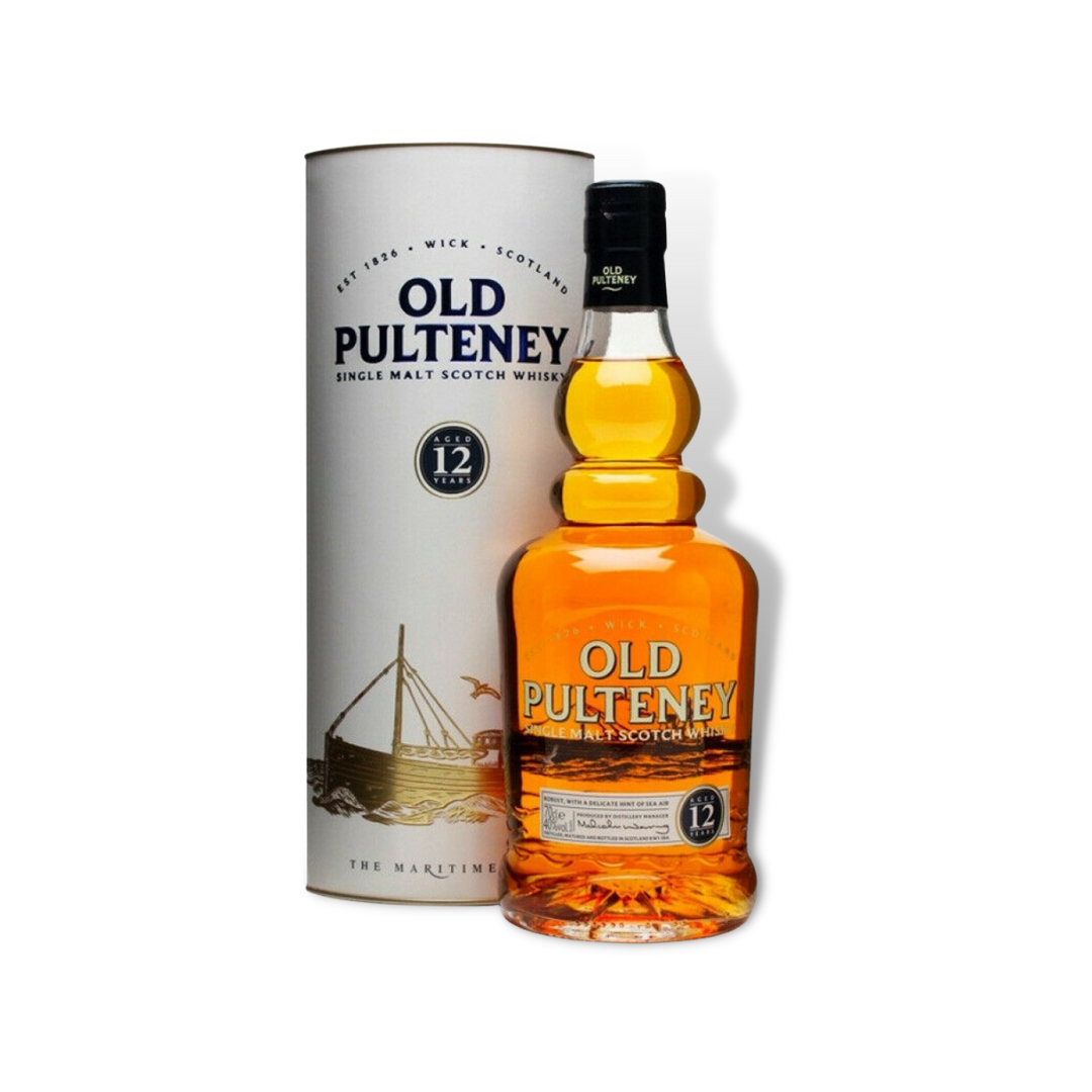 Scotch Whisky - Old Pulteney 12 Year Old Single Malt Scotch Whisky 700ml (ABV 40%)