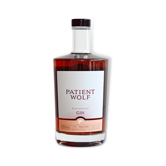 Australian Gin - Patient Wolf Blackthorn Gin 500ml (ABV 37%)