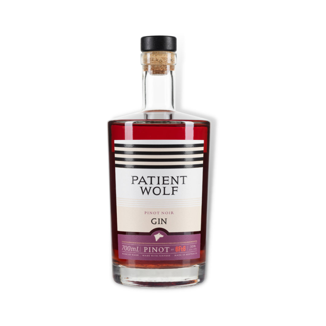 Australian Gin - Patient Wolf Pinot Noir Gin 700ml / 500ml (ABV 32.7%)