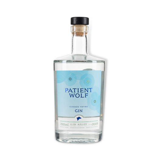 Australian Gin - Patient Wolf Summer Thyme Gin 700ml (ABV 41.5%)