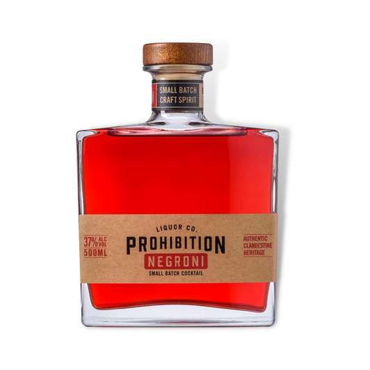 Australian Gin - Prohibition Bathtub Cut Negroni Gin 500ml / 100ml (ABV 37%)