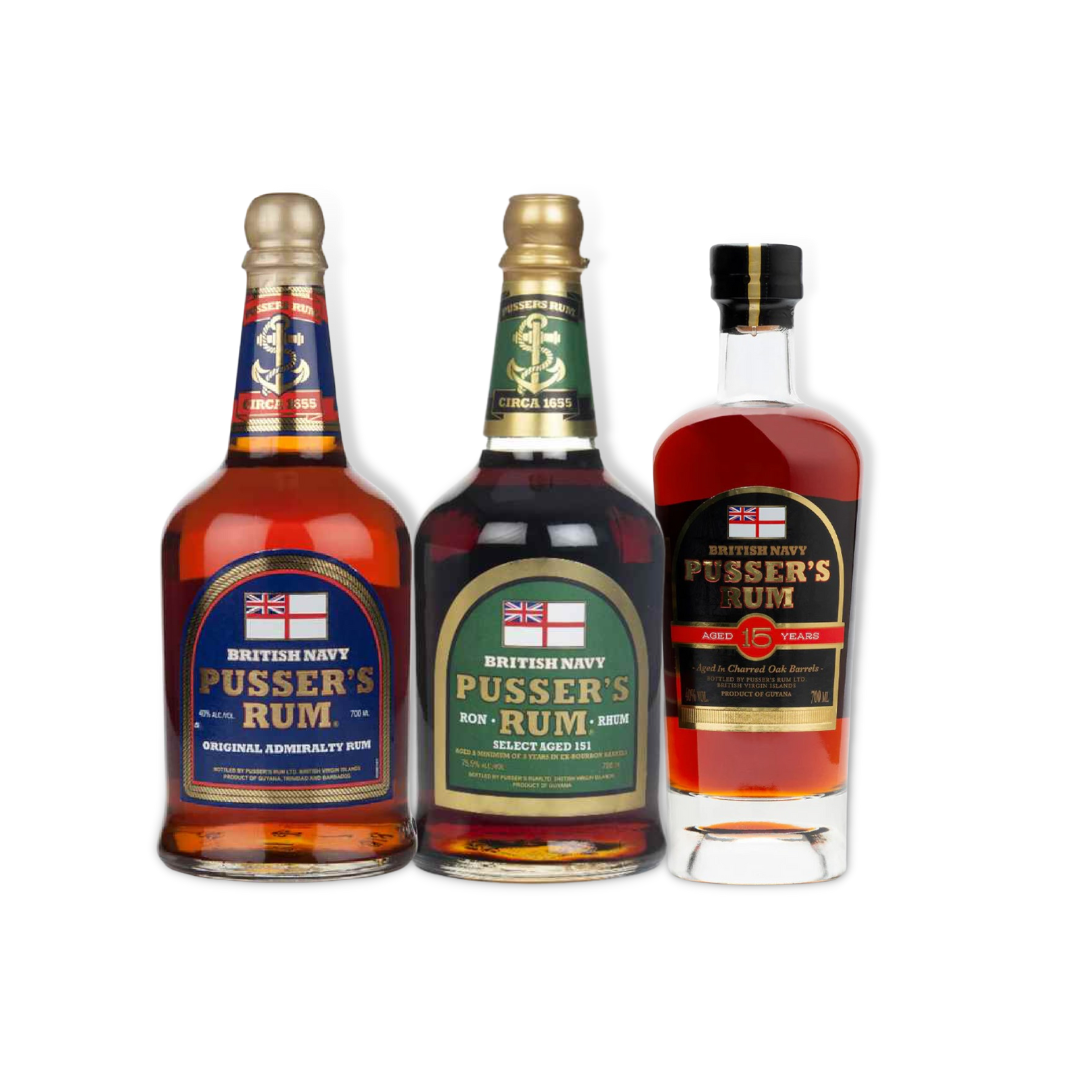 Dark Rum - Pusser's Rum Blue Label Rum 700ml (ABV 40%)