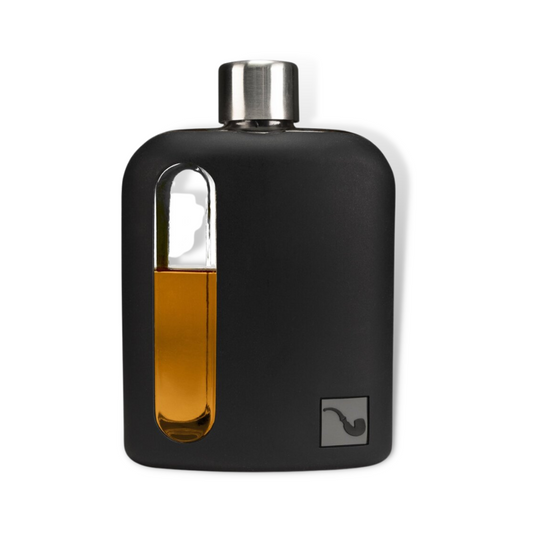 Flask - Ragproper Black Silicone Glass Whisky Flask 100ml / 240ml