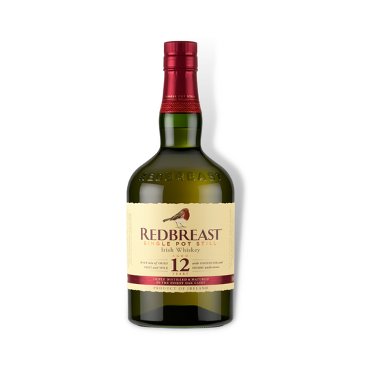 Irish Whiskey - Redbreast 12 Year Old Single Pot Still Irish Whiskey 700ml (ABV 40%)