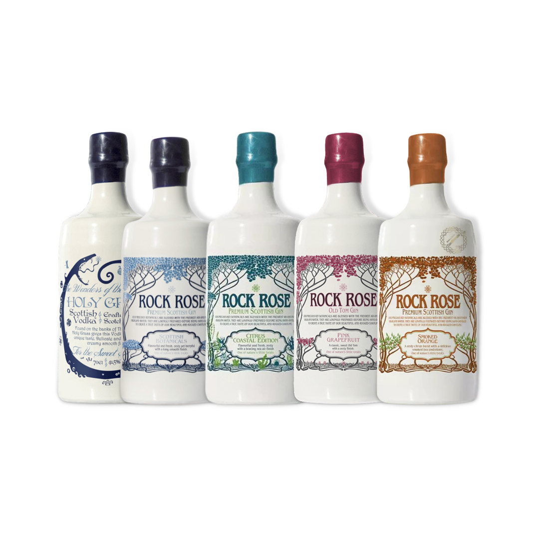 Scottish Gin - Rock Rose Citrus Coastal Gin 700ml (ABV 41.5%)