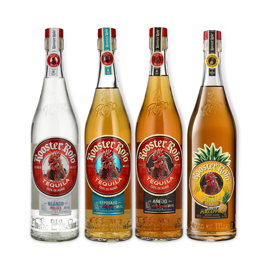 Anejo - Rooster Rojo Anejo Smoked Pineapple Tequila 700ml (ABV 38%)